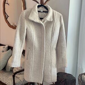 H&M Chic White Teddy Jacket